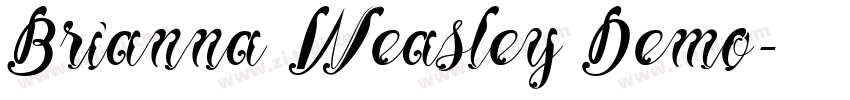 Brianna Weasley Demo字体转换